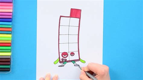 Numberblocks 11 12 13 And 14 Learn To Draw Numberblocks Colouring