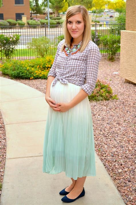 And Heres To You Mrs Robinson Dip Dye And Gingham Modest Maternity Dresses Fashion