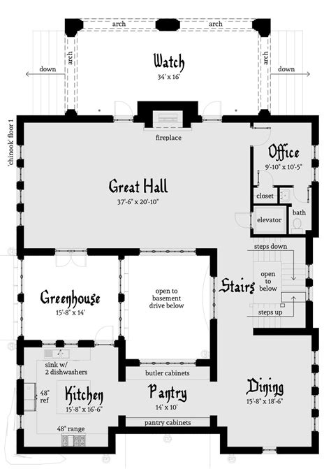 Chinook Castle Plan By Tyree House Plans