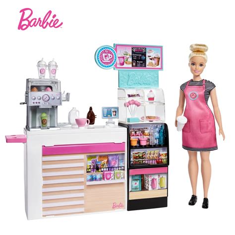 Barbie Set Cafenea Cu 20 De Accesorii Papusi Barbie 101jucariiro
