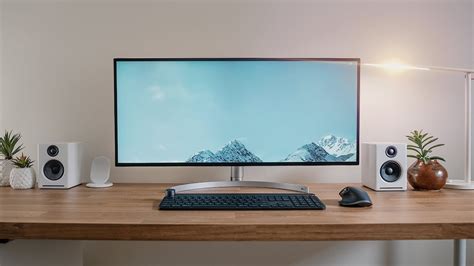 Clean And Modern Desk Setup Youtube