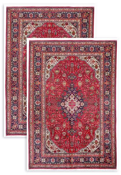 Red Tabriz Twin Rugs Persian Carpet For Sale 2x3m Dr423 Carpetship