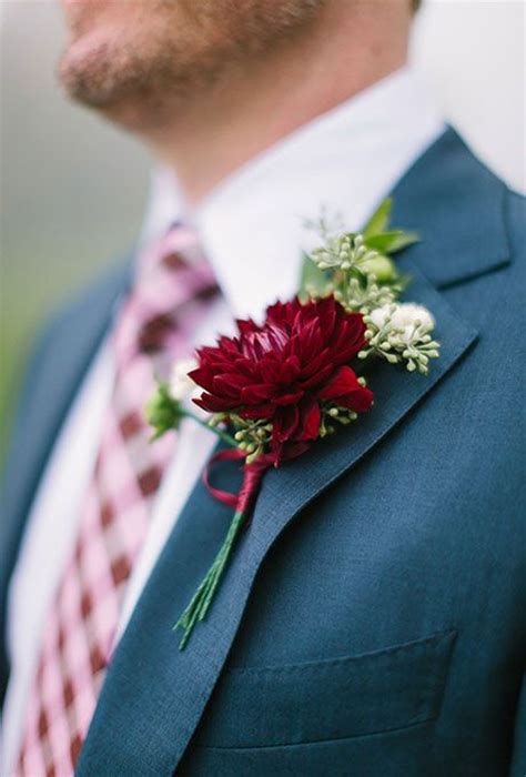 A boutonniere is basically the male equivalent of a bouquet. 23 Wedding Boutonniere Ideas You Cannot Resist! - Page 3