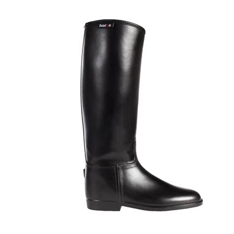 Horze Rubber Riding Boot Ladies Black Equestriancollections