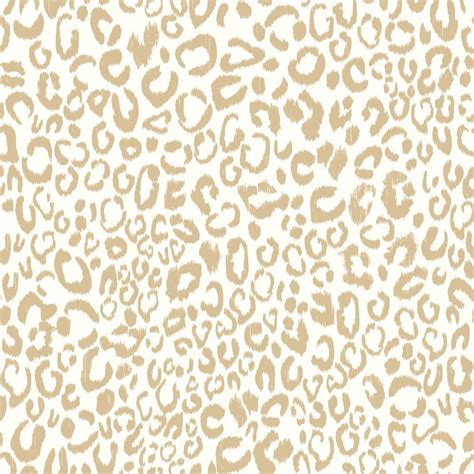 Rmk10700wp Peel And Stick Wallpaper Gold Leopard Print