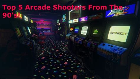 Top 5 Arcade Shooters From The 90s Arcade Room Arcade Retro Arcade