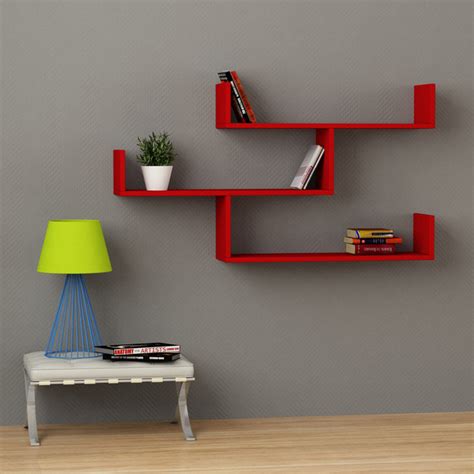 As an amazon associate i earn from qualifying purchases. Tibet Wall Shelf - Red - Contemporary - Display And Wall ...