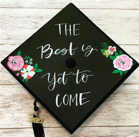 Personalized Graduation Cap Topper Tawny Tsang Calligraphy