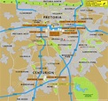 Pretoria Map - ToursMaps.com