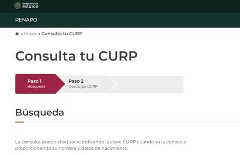 Pasos Para Sacar Tu Curp Certificada Por La Renapo