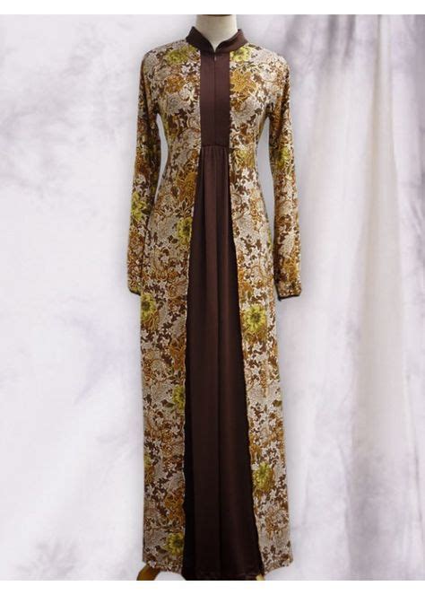 Batik Abaya Dress Model Pakaian Guru Model Pakaian Hijab Model Pakaian