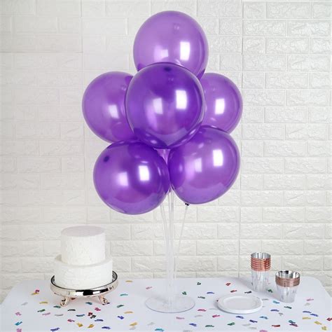 25 Pack 12 Pearl Purple Latex Balloons
