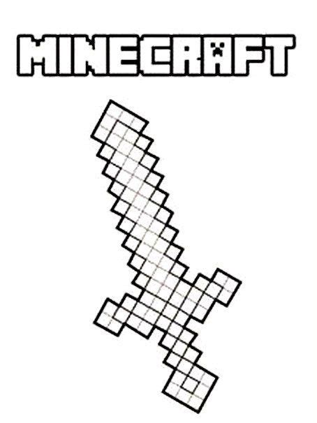 Ausmalbilder Minecraft Diamant Schwer E1550718413695 Coloriage
