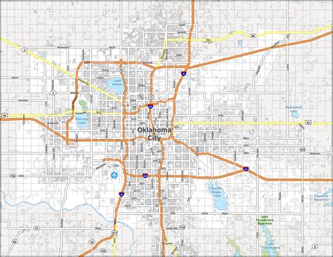 Oklahoma City Map Collection Gis Geography