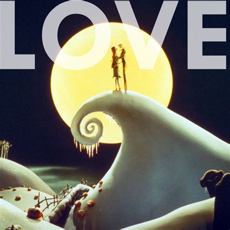 Jack and Sally On Snowy Spiral Hill (With images) | Nightmare before