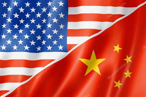 Usa And China Flag — Stock Photo © Daboost 24212907