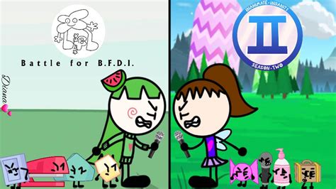 Battle For Bfdi Vs Inanimate Insanity By Gamerdiana On Deviantart