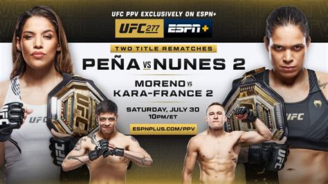 How To Watch Ufc 277 Live Without Cable Peña Vs Nunes