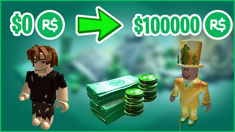 How To Go From 0 To 1000000 Robux In Roblox Become Super Rich