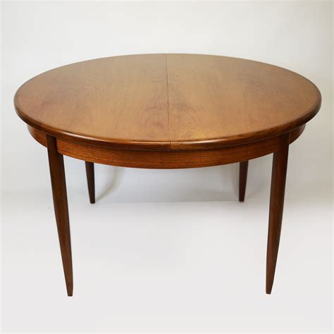Vintage Round Extendable Teak Dining Table By Victor Wilkins For G Plan