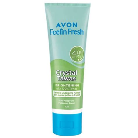 Avon Feelin Fresh Quelch Crystal Tawas Anti Perspirant Deodorant Cream