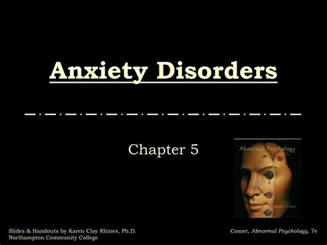 Ppt Anxiety Disorders Powerpoint Presentation Free Download Id267580