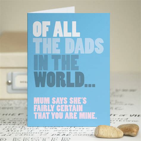 Rude And Funny Card For Dad By Wordplay Design