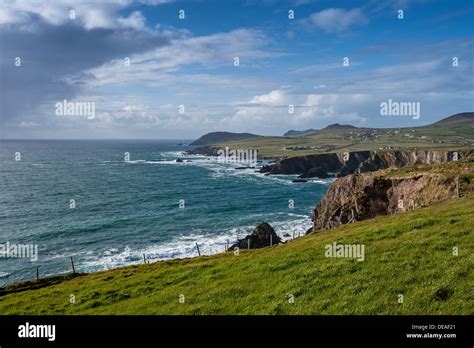 Coastline Dingle Peninsula County Kerry Republic Of Ireland Europe