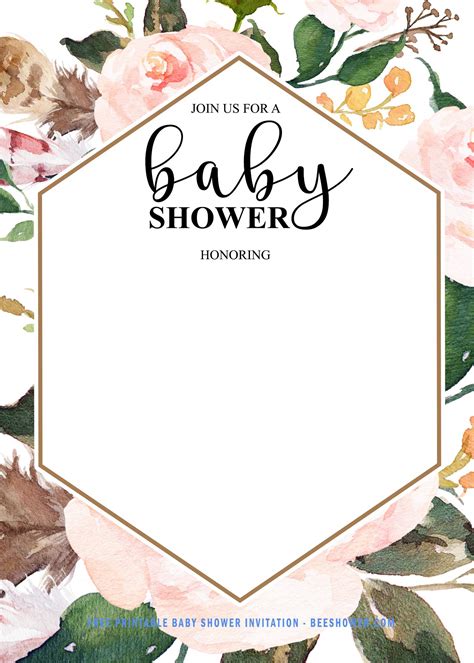 Baby Shower Invitation Templates Free Download 12 Free Editable Baby