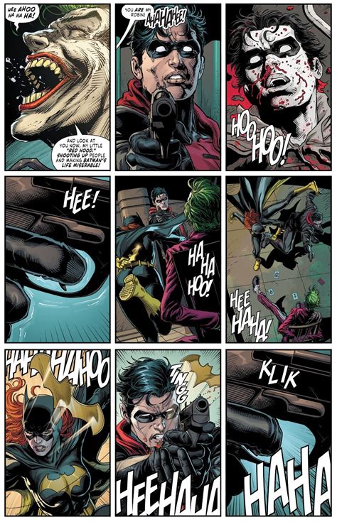 Red Hood Kills The Joker Batman Three Jokers Comicnewbies