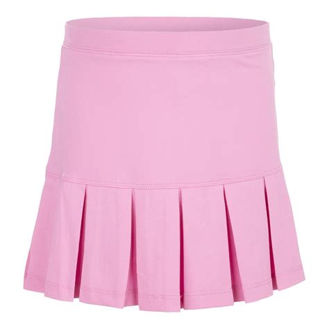 Little Miss Tennis Girls Pleated Tennis Skort In Pink