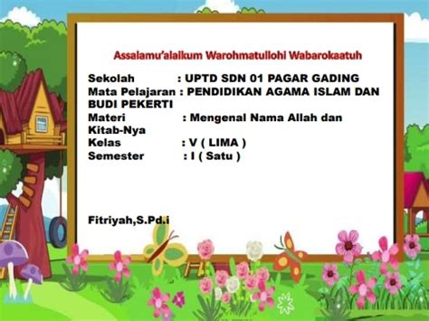 Materi Mengenal Allah SWT Melalui Asmaul Husna