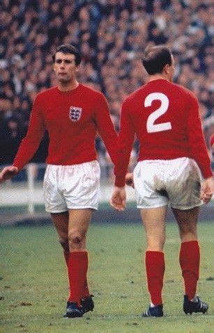 Geoff Hurst And George Cohen Of England In Action In The 1966 World Cup