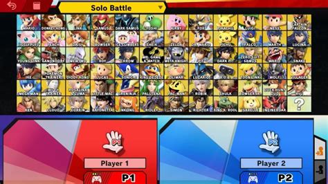 Super Smash Bros Ultimate Character Roster