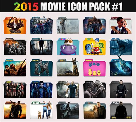 2015 Movie Folder Icon Pack By Sonerbyzt On Deviantart