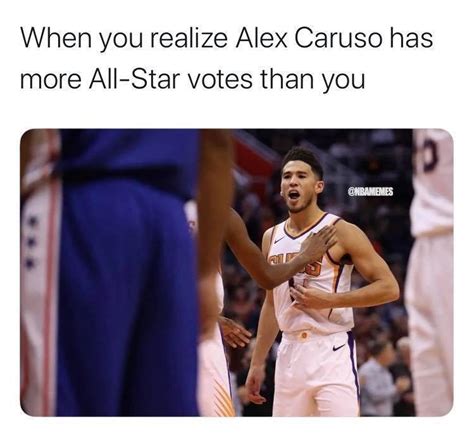 Nba Memes Alex Caruso Has More Votes Than Devin Booker