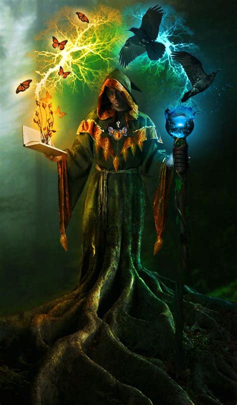 Earth Wizard By Lunarrosefx On Deviantart Mago De Fantasía