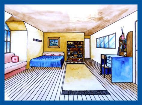 One Point Perspective Drawing The Ultimate Guide Perspective Room