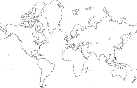 Free Vector Graphic World Map Globe Unlabeled Free Image On