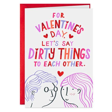 Lets Talk Dirty Funny Valentines Day Card Greeting Cards Hallmark