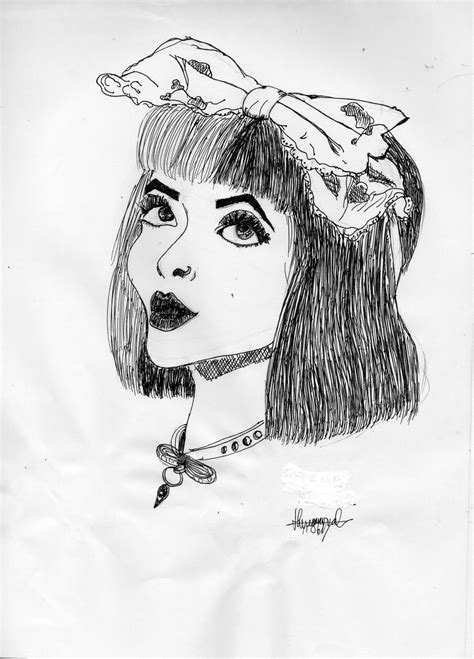 Melanie Martinez Drawing By Frustratedapple Dragoart