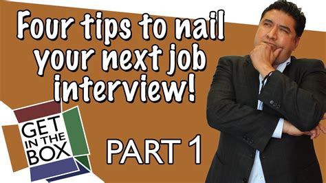 Interviews 101 How To Nail Your Interview Get In The Box Youtube