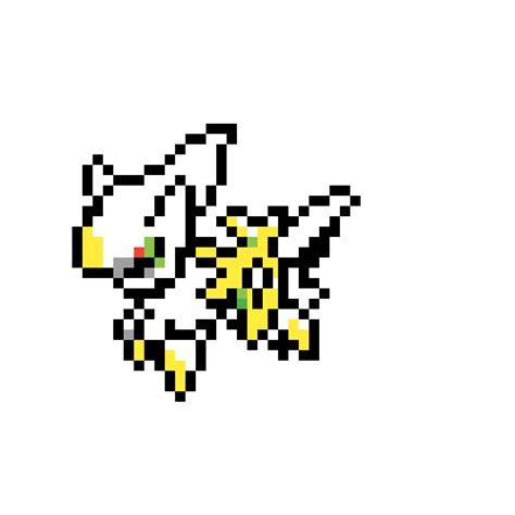 Pikachu Arceus Pixel Art Mewtwo Pikachu Png Download 12001200 Images