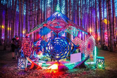 Awasome Electric Forest Art Installations Ideas