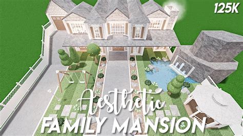 🖤 New Aesthetic Mansion Bloxburg 100k 2022