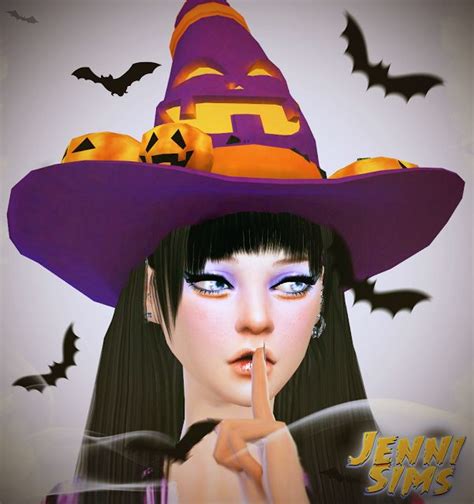 Jennisims Downloads Sims 4funny And Silly Hats Halloween Male Female