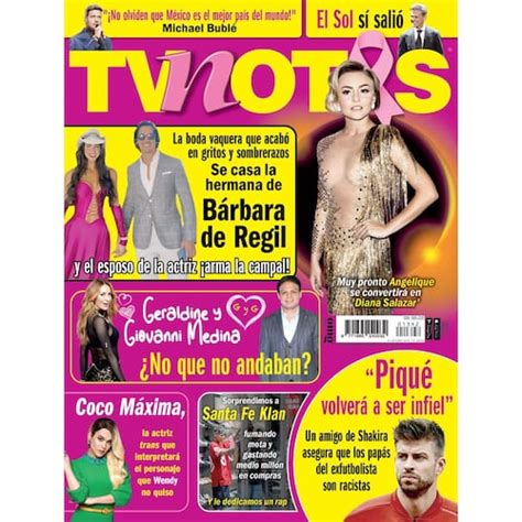 Revista Tv Notas Espectaculosprimiciasentrevistas Y Mas