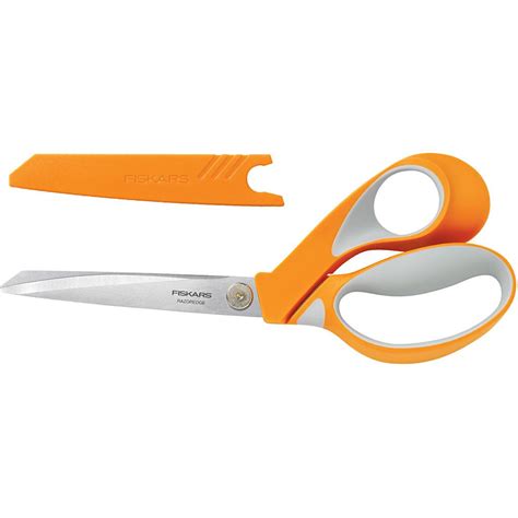 Fiskars Razoredge Scissor Softgrip Orange 23cm Uk