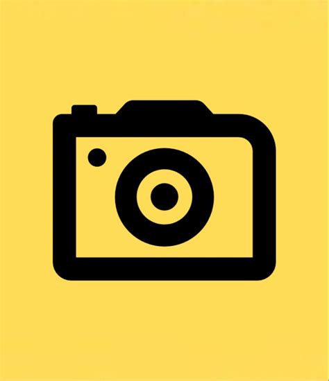 Yellow Camera Icon Camera Icon Icon Iphone