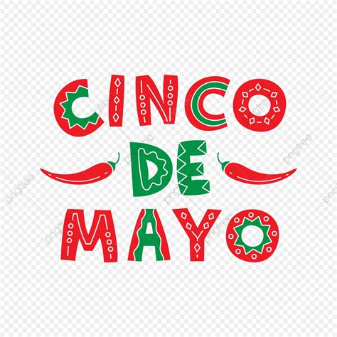 Cinco de mayo clipart png. Cinco De Mayo Hand Drawn Lettering Design, Holiday, Cinco ...